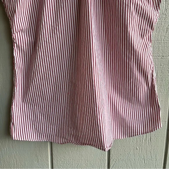 Tuckernuck Pomander Place Red Stripe Rae Blouse Size S - Picture 8 of 9